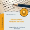 Apostila Operador de Máquina Pesada Prefeitura de Pinheiro Preto SC 2026