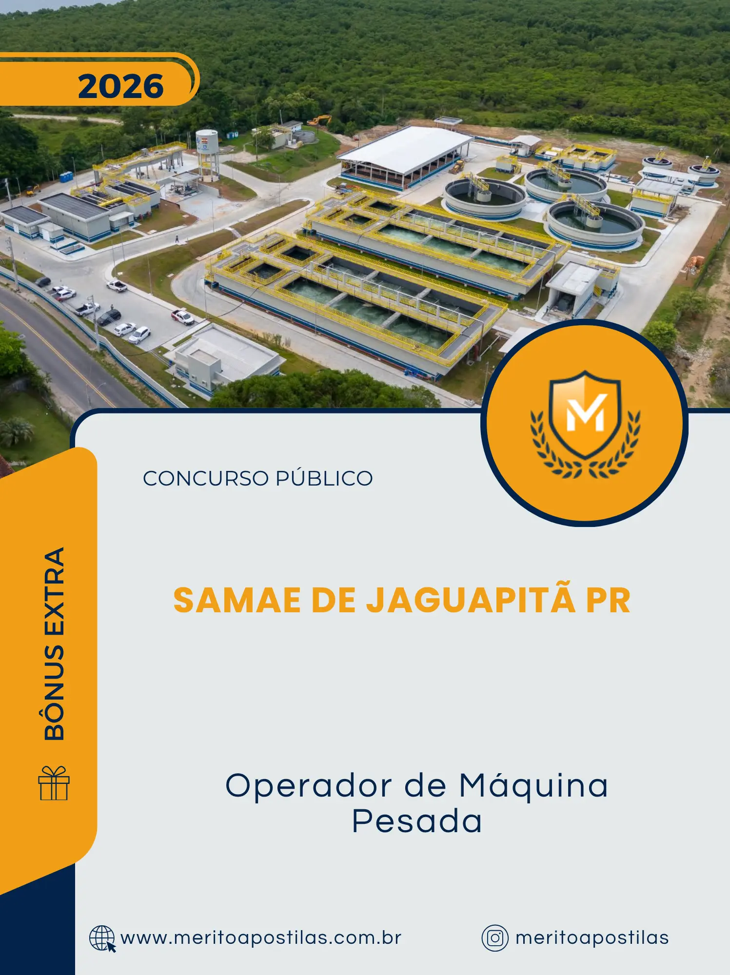 Apostila Operador de Máquina Pesada Concurso Público SAMAE de Jaguapitã PR 2026