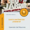 Apostila Operador de Máquinas Prefeitura de Santo Antônio do Jardim SP 2026