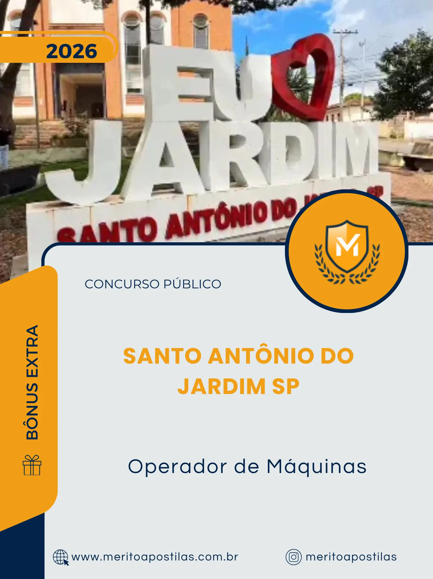 Apostila Operador de Máquinas Prefeitura de Santo Antônio do Jardim SP 2026