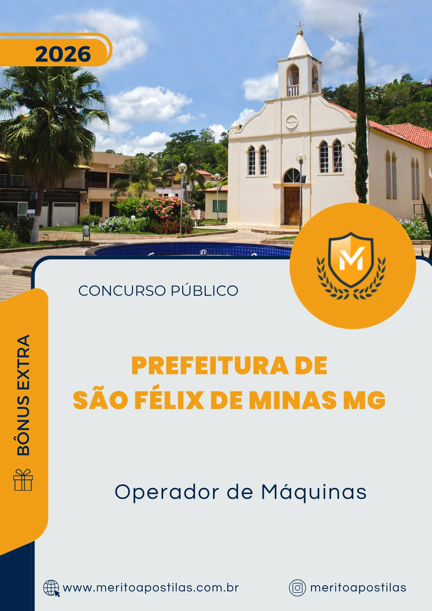 Apostila Operador de Máquinas Prefeitura de São Félix de Minas MG 2026