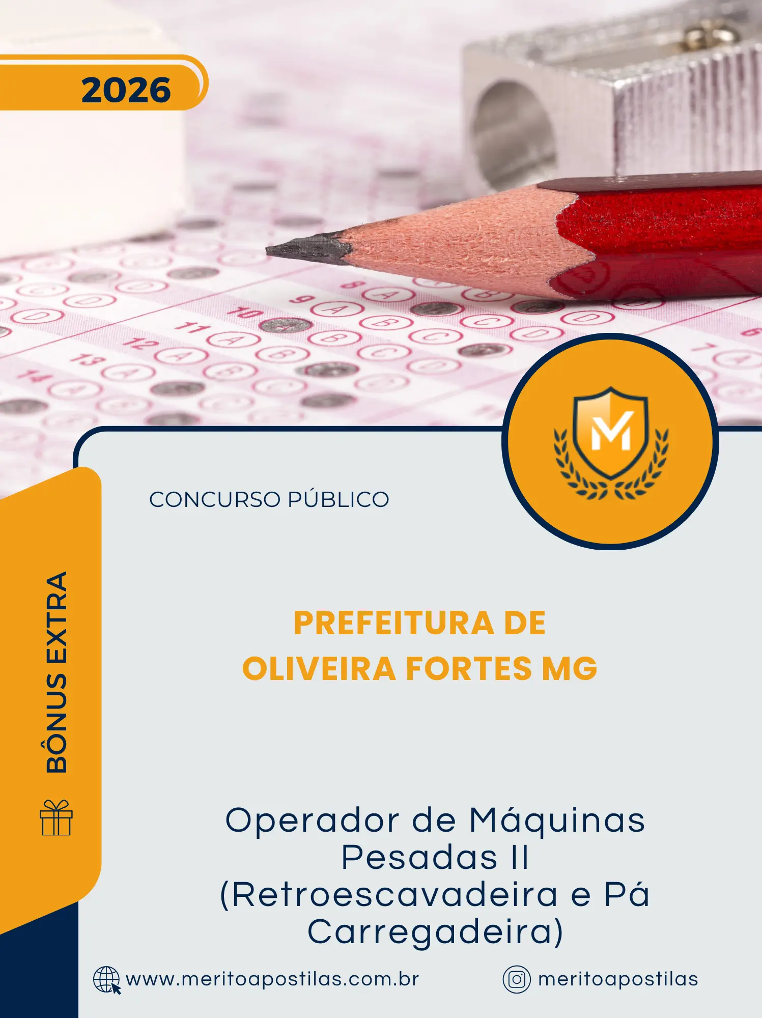 Apostila Operador de Máquinas Pesadas II Retroescavadeira e Pá Carregadeira Prefeitura de Oliveira Fortes MG 2026
