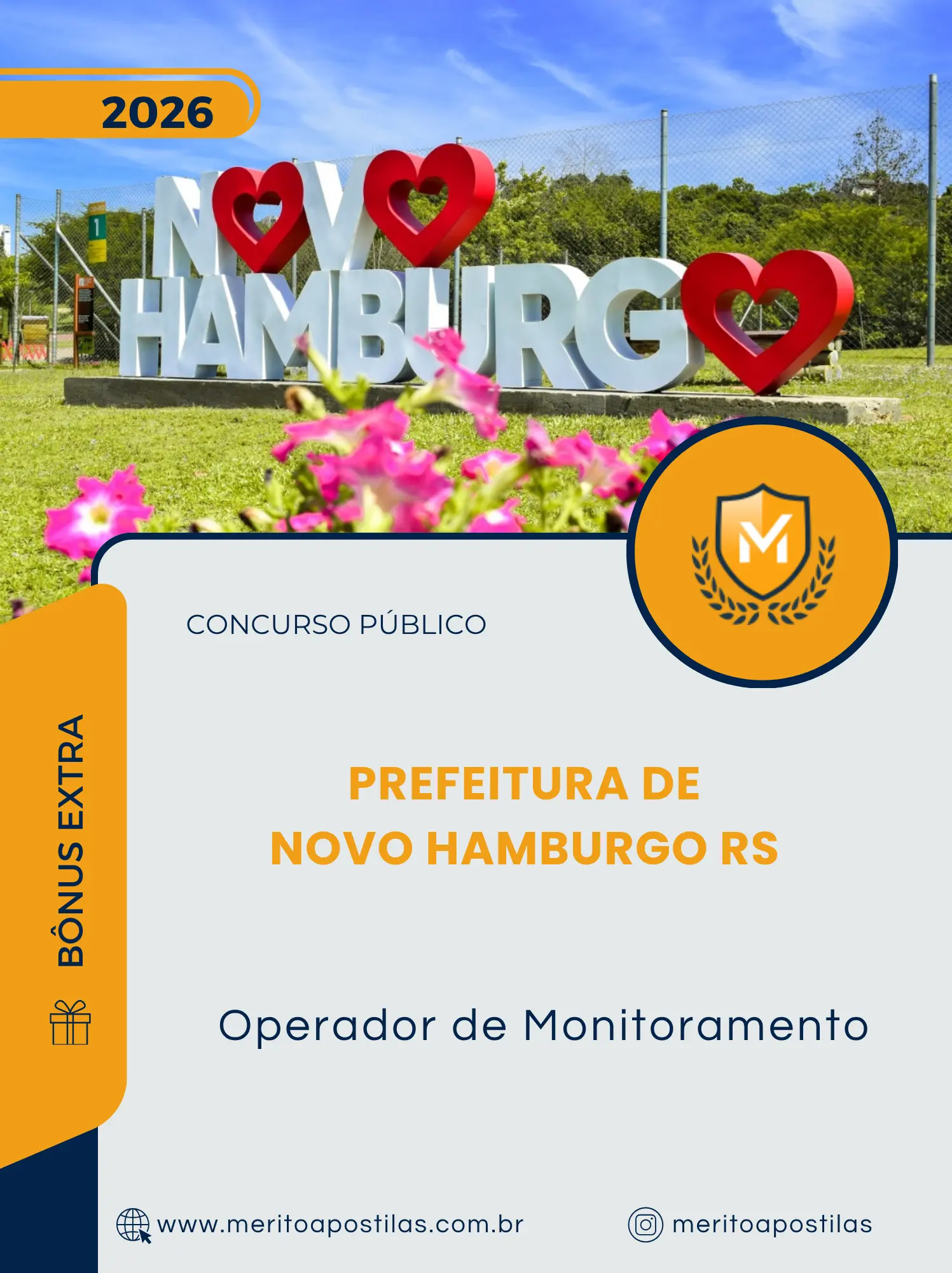 Apostila Operador de Monitoramento Prefeitura de Novo Hamburgo RS 2026