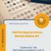 Apostila Operador de Retroescavadeira Cat D Prefeitura de Nova Brasilândia MT 2026
