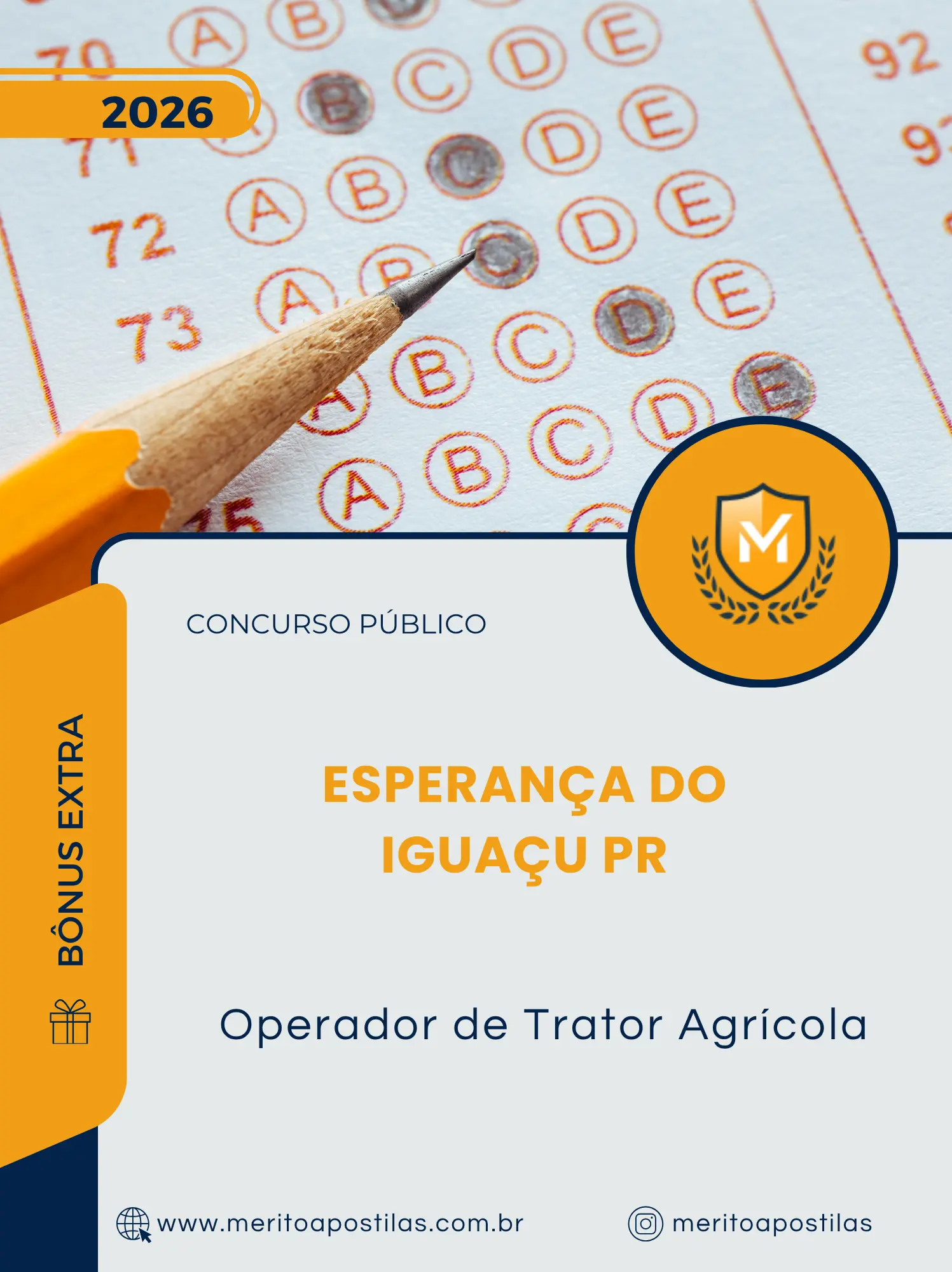Apostila Operador de Trator Agrícola Prefeitura de Boa Esperança do Iguaçu PR 2026