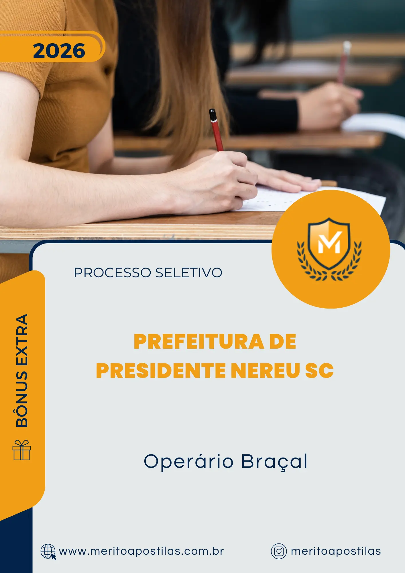 Apostila Operário Braçal Prefeitura de Presidente Nereu SC 2026