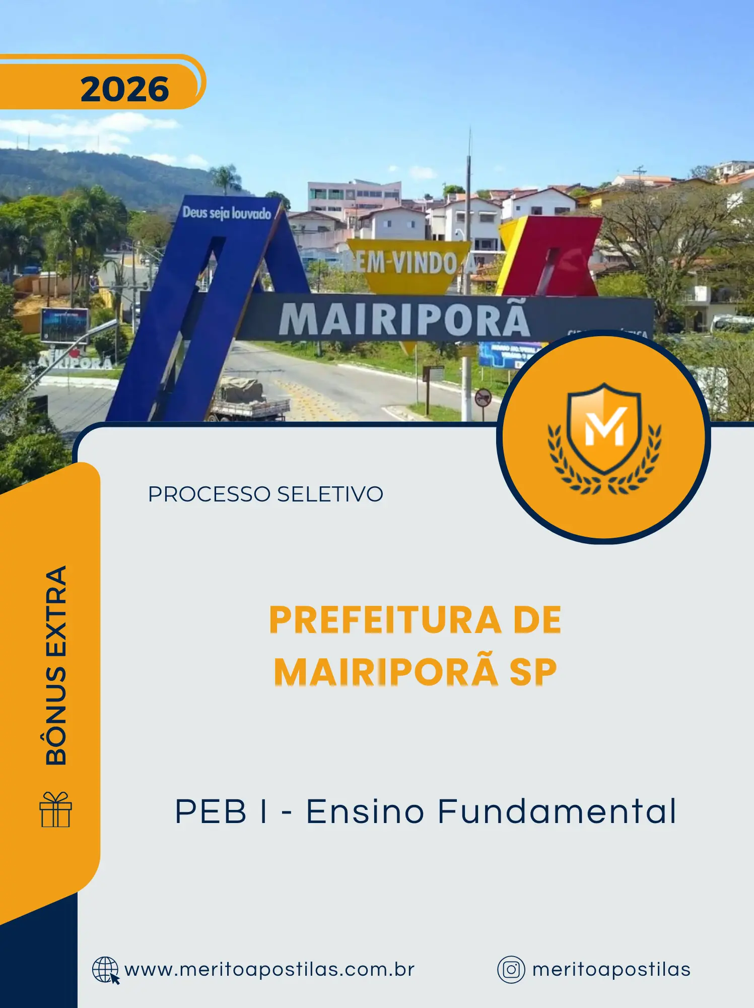 Apostila PEB I Ensino Fundamental Prefeitura de Mairiporã SP 2026