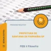 Apostila PEB II Filosofia Prefeitura de Santana de Parnaíba SP 2026