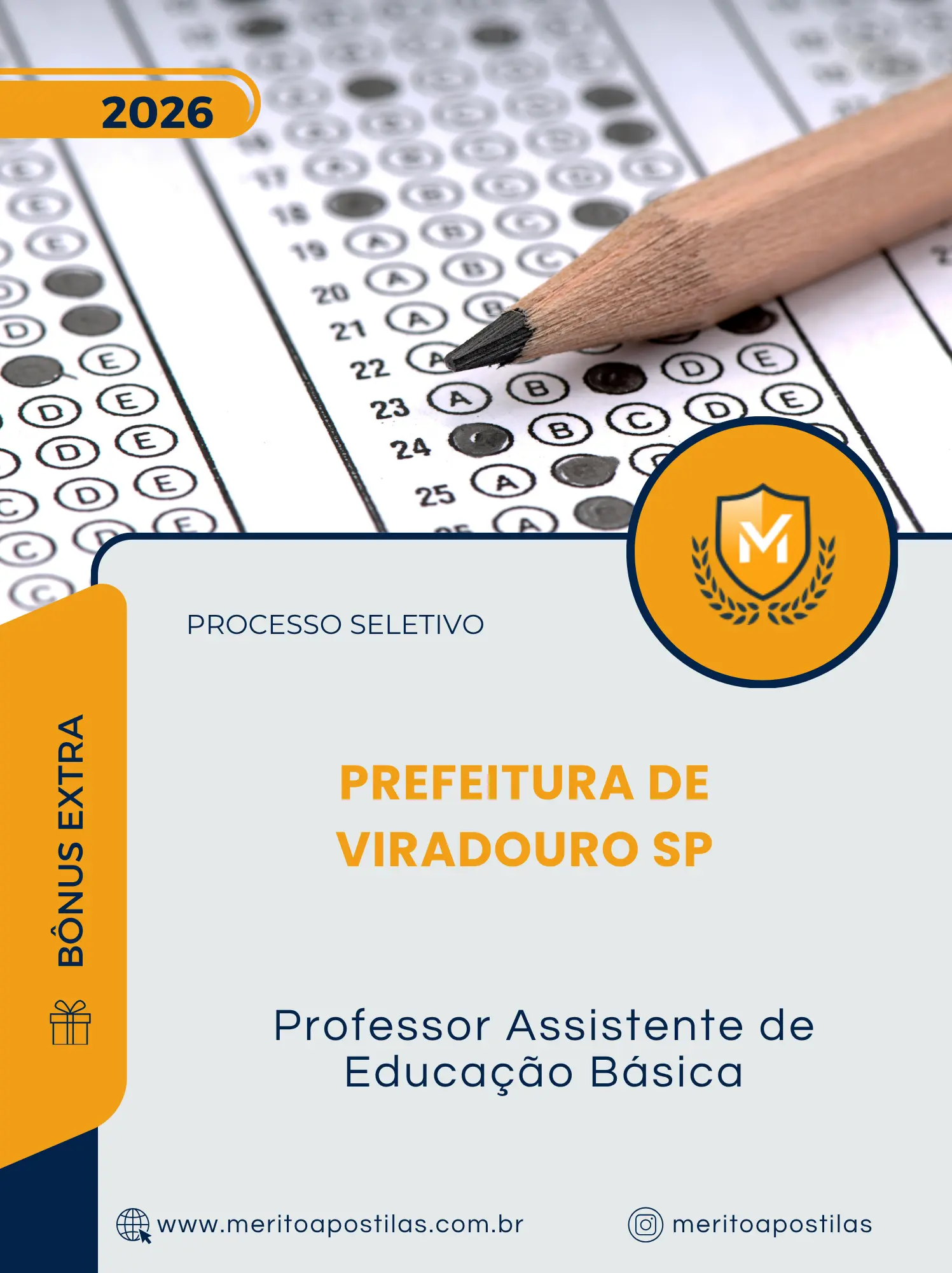 Apostila Professor Assistente de Educação Básica Prefeitura de Viradouro SP 2026