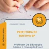 Apostila Professor De Educação Básica II Educação Física Prefeitura de Boituva SP 2026