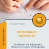 Apostila Professor De Educação Básica II Língua Portuguesa Prefeitura de Boituva SP 2026