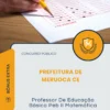 Apostila Professor De Educação Básica Peb II Matemática Prefeitura de Meruoca CE 2026