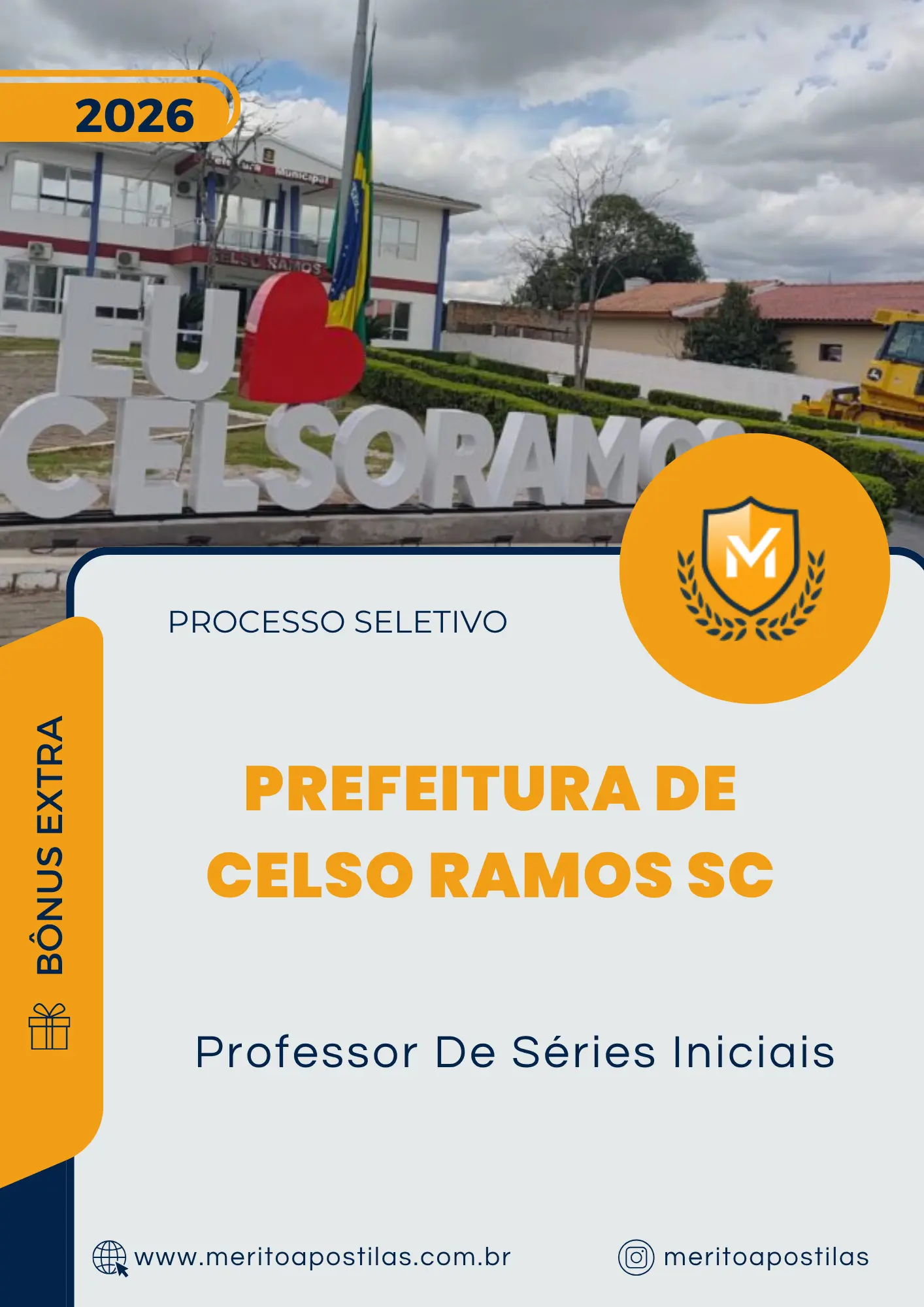 Apostila Professor De Séries Iniciais Prefeitura de Celso Ramos SC 2026