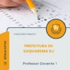 Apostila Professor Docente 1 Prefeitura de Saquarema RJ 2026