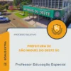 Apostila Professor Educação Especial Prefeitura de São Miguel do Oeste SC 2026