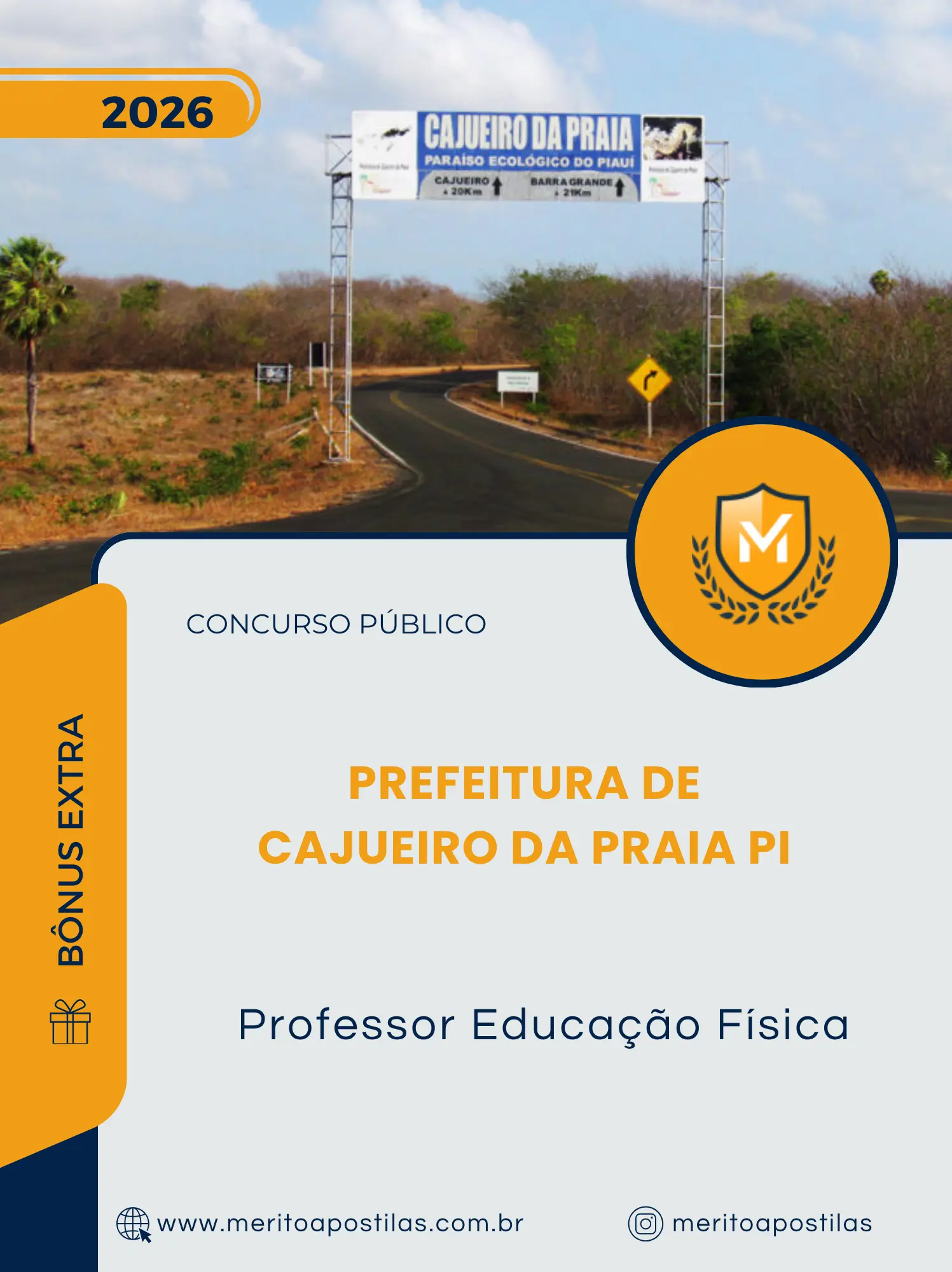 Apostila Professor Educação Física Prefeitura de Cajueiro da Praia PI 2026