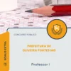 Apostila Professor I Prefeitura de Oliveira Fortes MG 2026