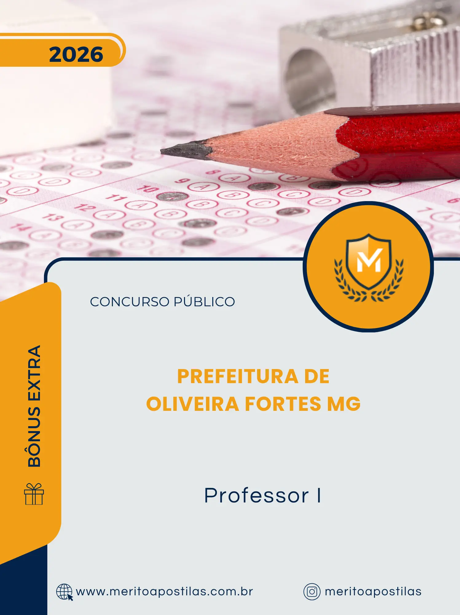 Apostila Professor I Prefeitura de Oliveira Fortes MG 2026