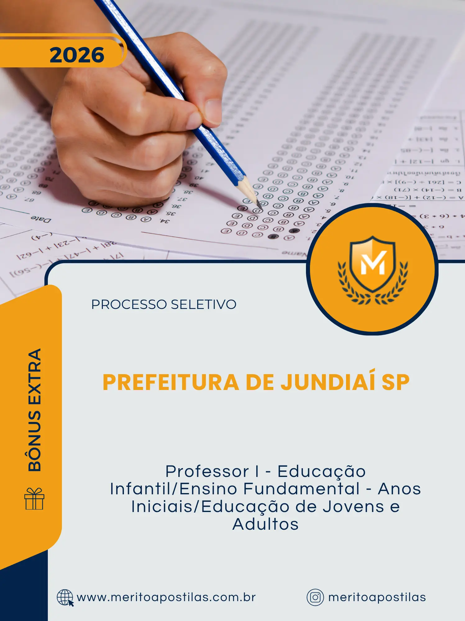 Apostila Professor I Educação Infantil Ensino Fundamental Anos Iniciais Educação de Jovens e Adultos Prefeitura de Jundiaí SP 2026