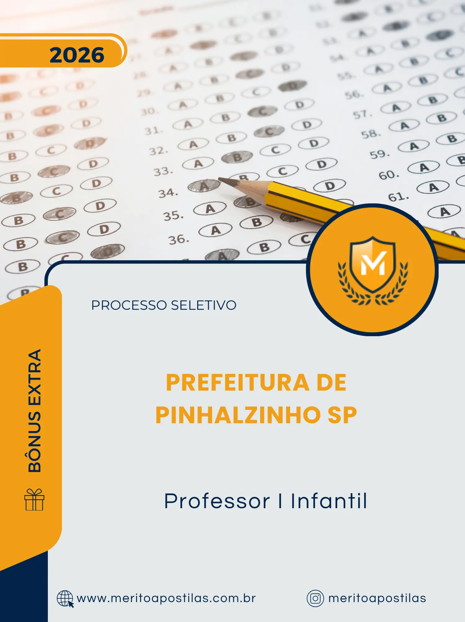 Apostila Professor I Infantil Prefeitura de Pinhalzinho SP 2026