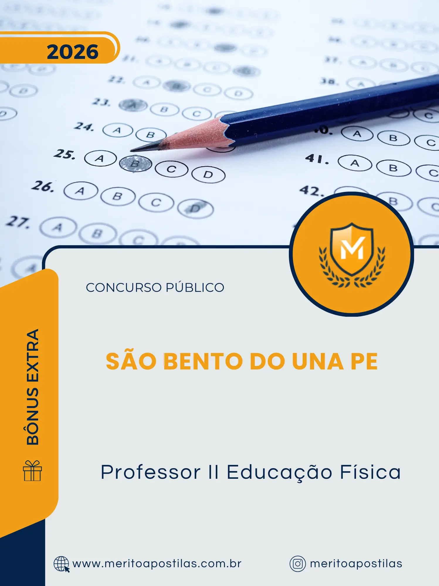 Apostila Professor II Educação Física Concurso Público Secretaria de Educação de São Bento do Una PE 2026