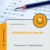 Apostila Professor II Matemática Concurso Público Secretaria de Educação de São Bento do Una PE 2026