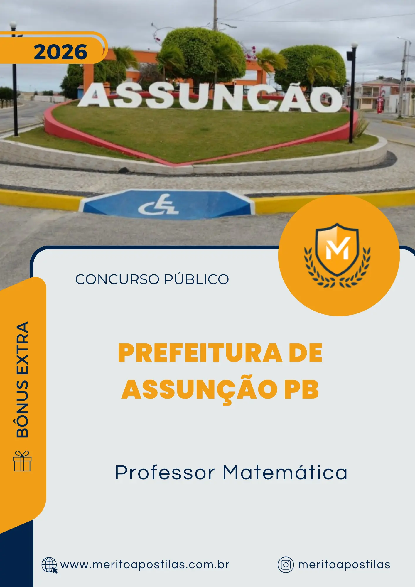 Apostila Professor Matemática Prefeitura de Assunção PB 2026