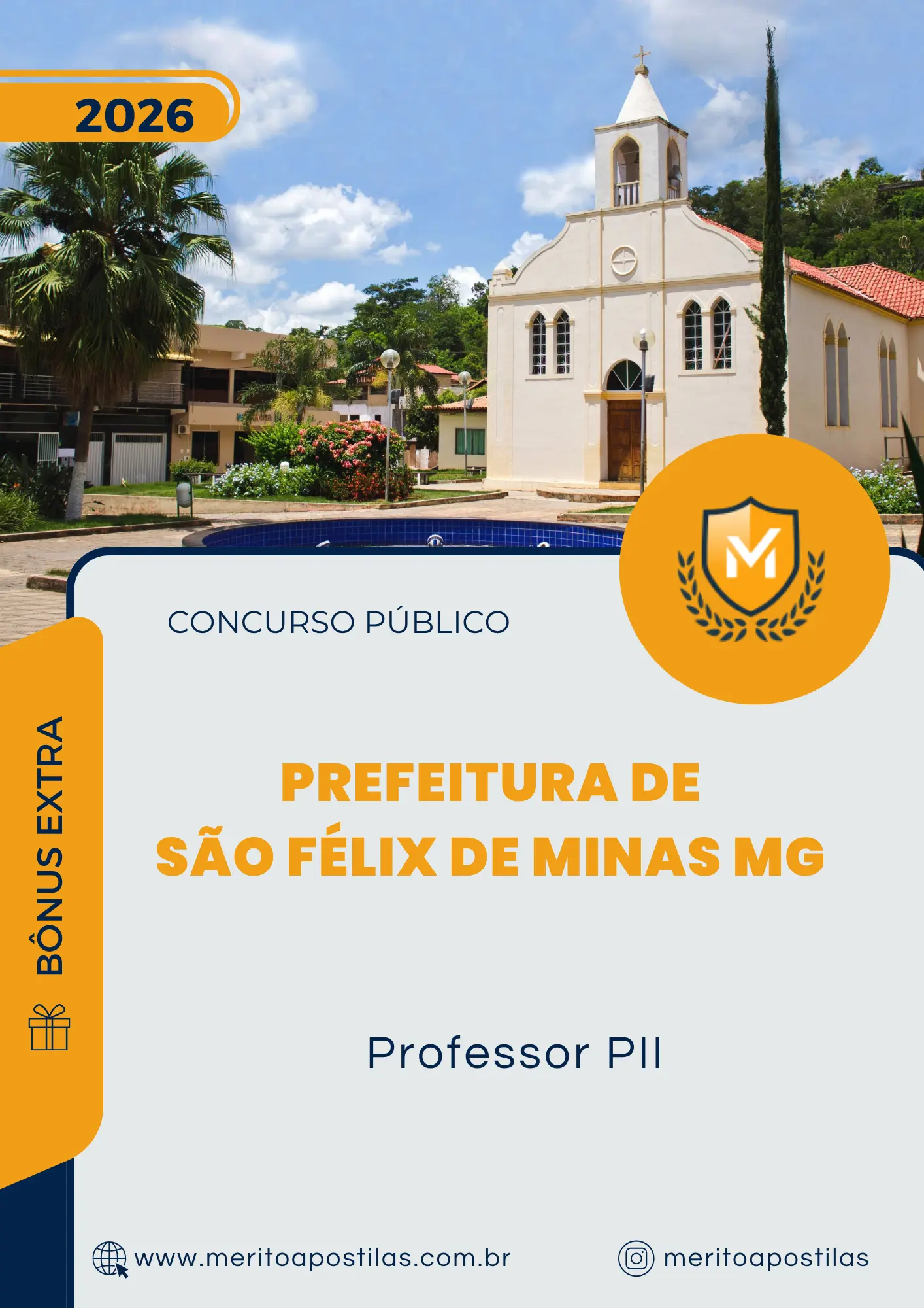 Apostila Professor PII Prefeitura de São Félix de Minas MG 2026