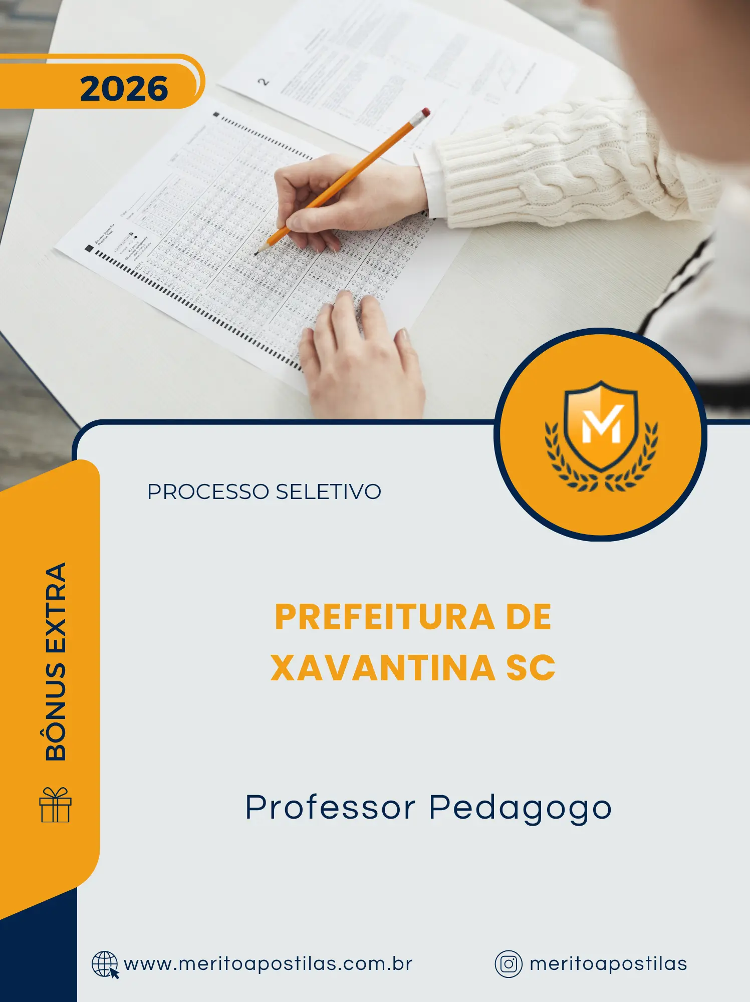 Apostila Professor Pedagogo Prefeitura de Xavantina SC 2026