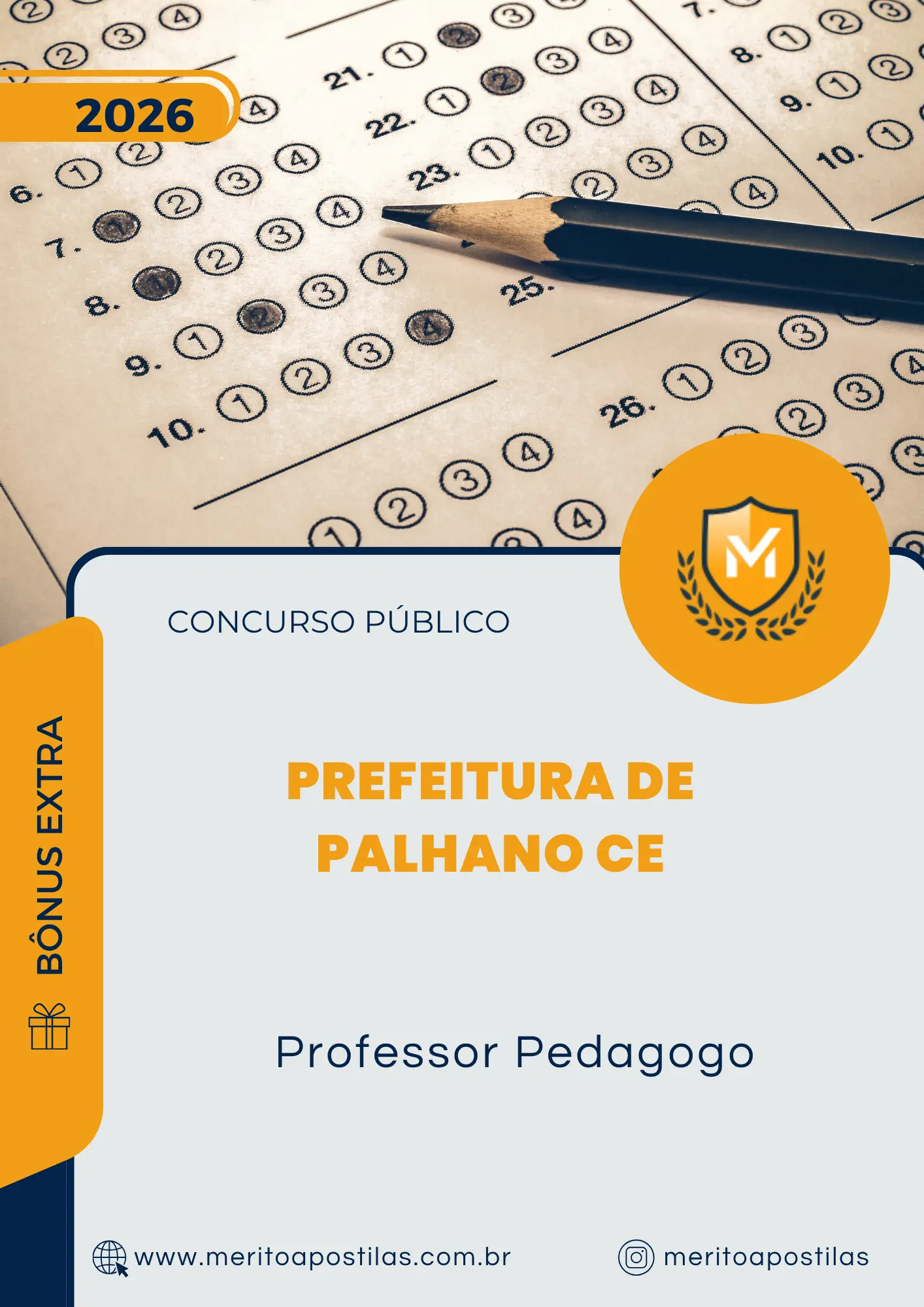 Apostila Professor Pedagogo Prefeitura de Palhano CE 2026