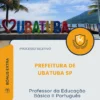 Apostila Professor da Educação Básica II Português Prefeitura de Ubatuba SP 2026