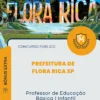 Apostila Professor de Educação Básica I Infantil Prefeitura de Flora Rica SP 2026