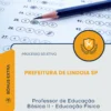 Apostila Professor de Educação Básica II Educação Física Prefeitura de Lindoia SP 2026
