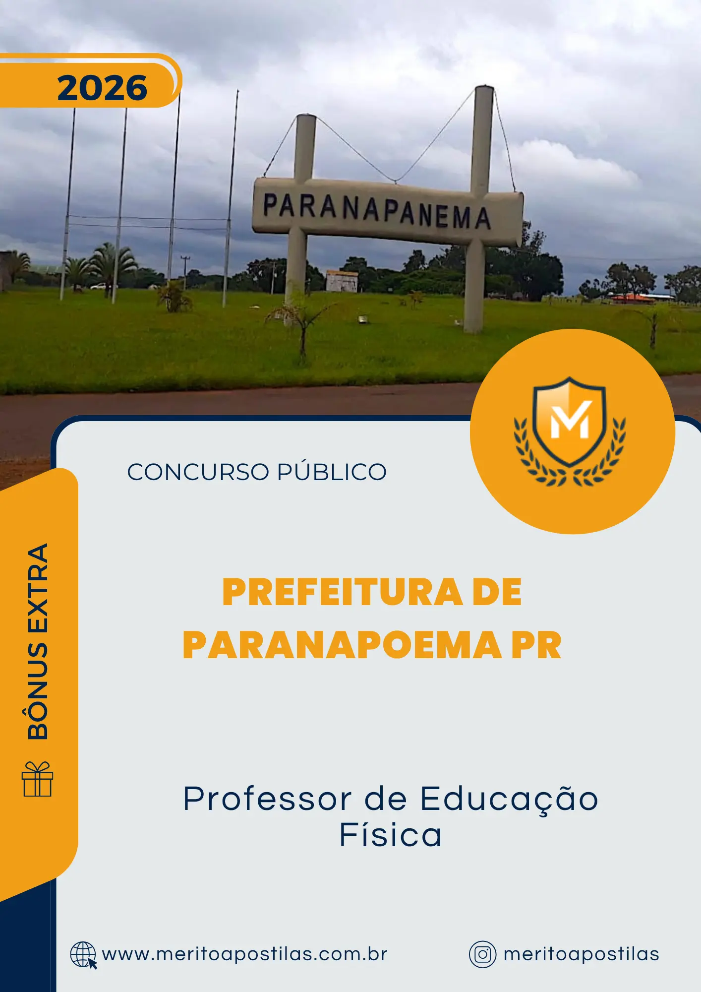 Apostila Professor de Educação Física Prefeitura de Paranapoema PR 2026