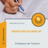 Apostila Professor de Turismo Prefeitura de Ibirá SP 2026