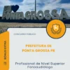 Apostila Profissional de Nível Superior Fonoaudiólogo Prefeitura de Ponta Grossa PR 2026