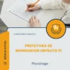 Apostila Psicólogo Prefeitura de Monsenhor Hipólito PI 2026