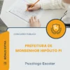 Apostila Psicólogo Escolar Prefeitura de Monsenhor Hipólito PI 2026