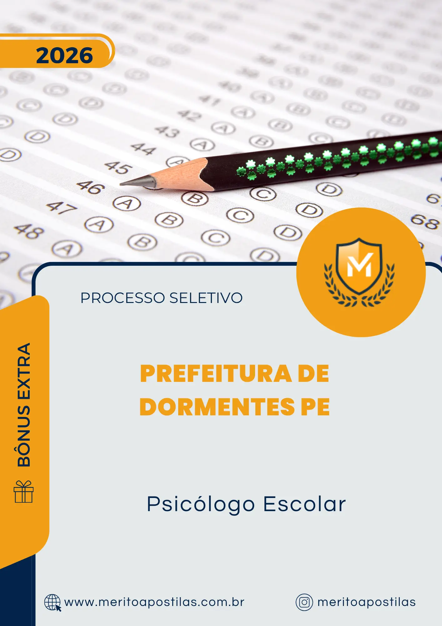 Apostila Psicólogo Escolar Prefeitura de Dormentes PE 2026