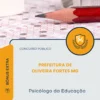 Apostila Psicólogo da Educação Prefeitura de Oliveira Fortes MG 2026