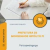 Apostila Psicopedagogo Prefeitura de Monsenhor Hipólito PI 2026