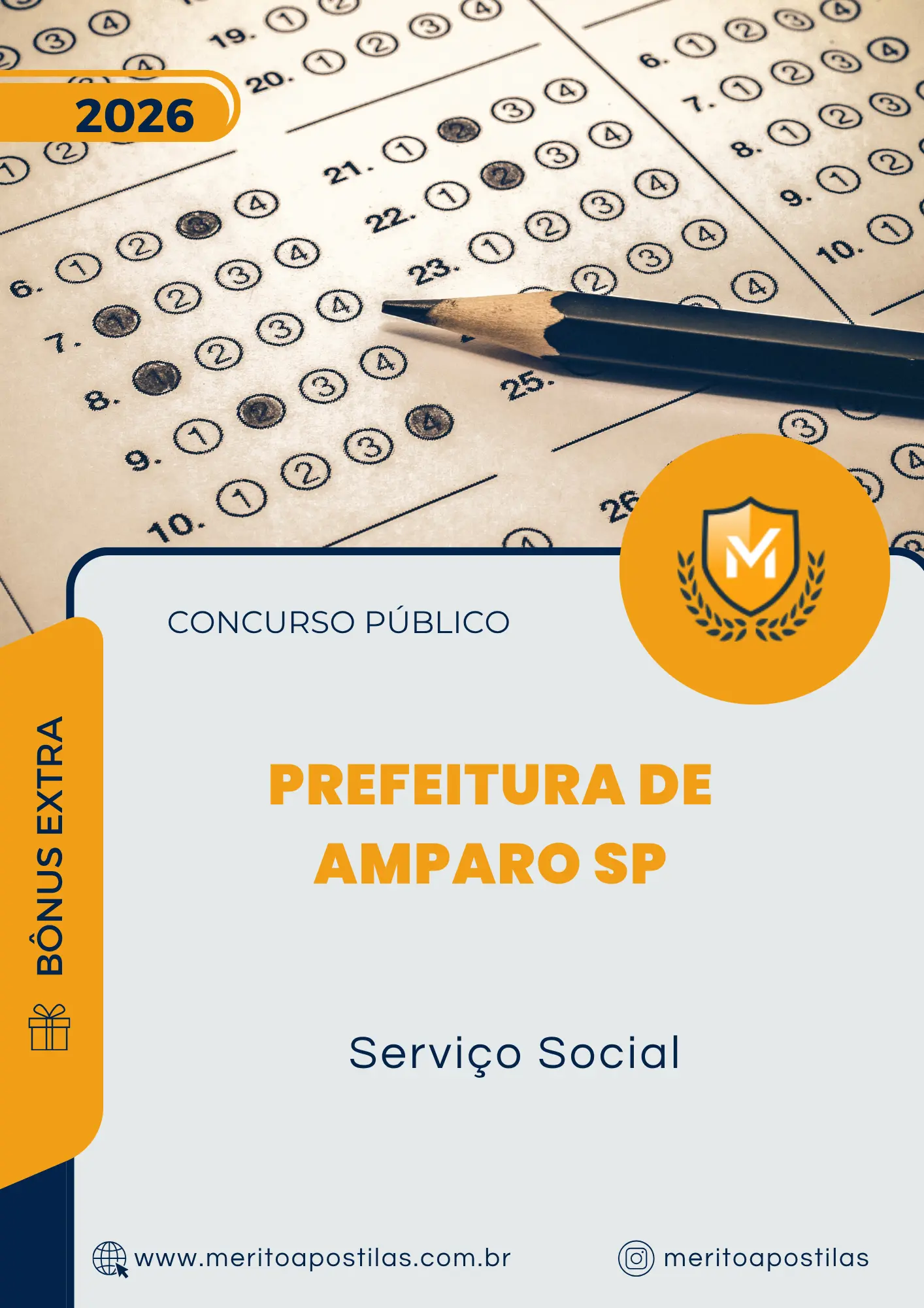 Apostila Serviço Social Prefeitura de Amparo SP 2026