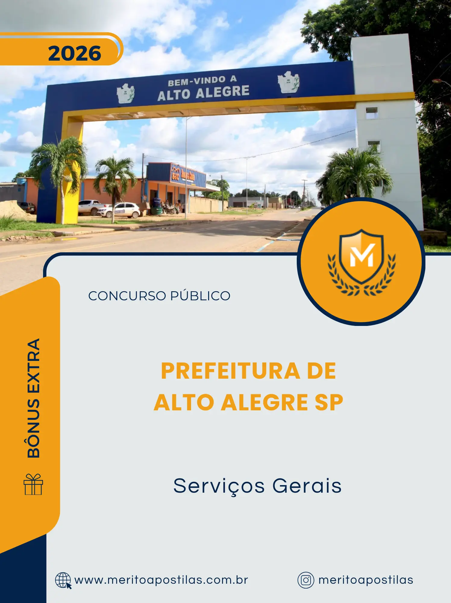 Apostila Serviços Gerais Prefeitura de Alto Alegre SP 2026