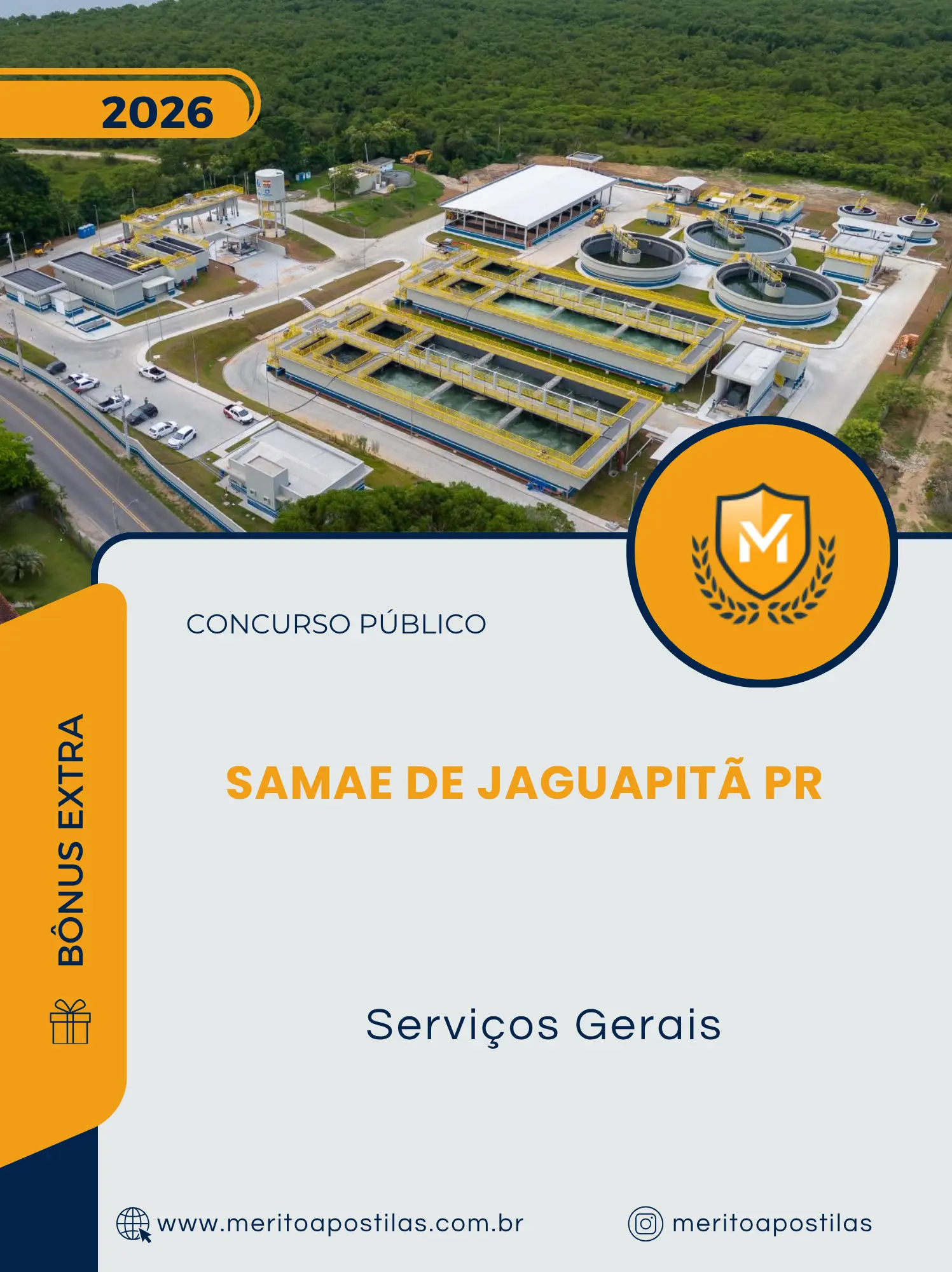 Apostila Serviços Gerais Concurso Público SAMAE de Jaguapitã PR 2026