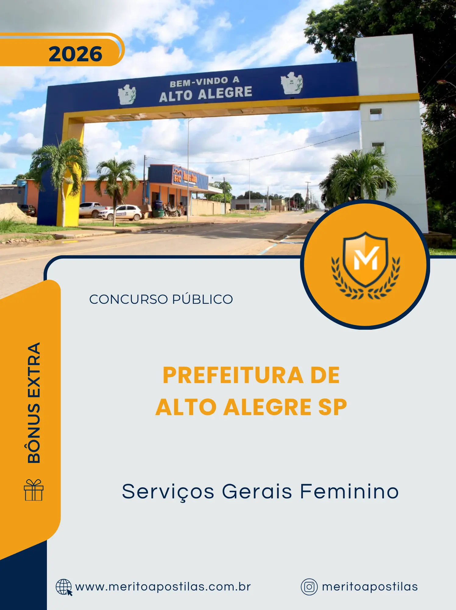 Apostila Serviços Gerais Feminino Prefeitura de Alto Alegre SP 2026