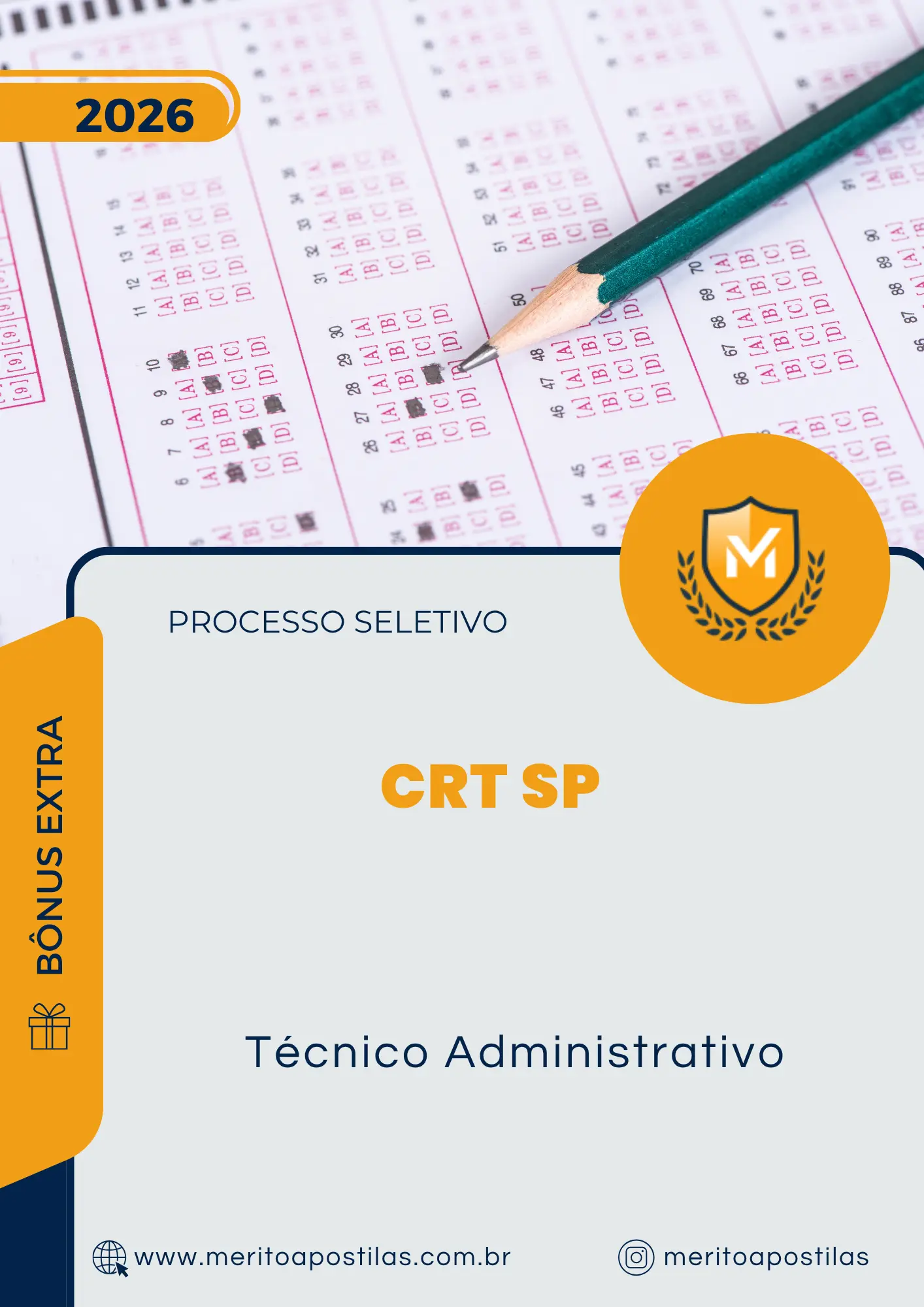 Apostila Técnico Administrativo Processo Seletivo CRT SP 2026