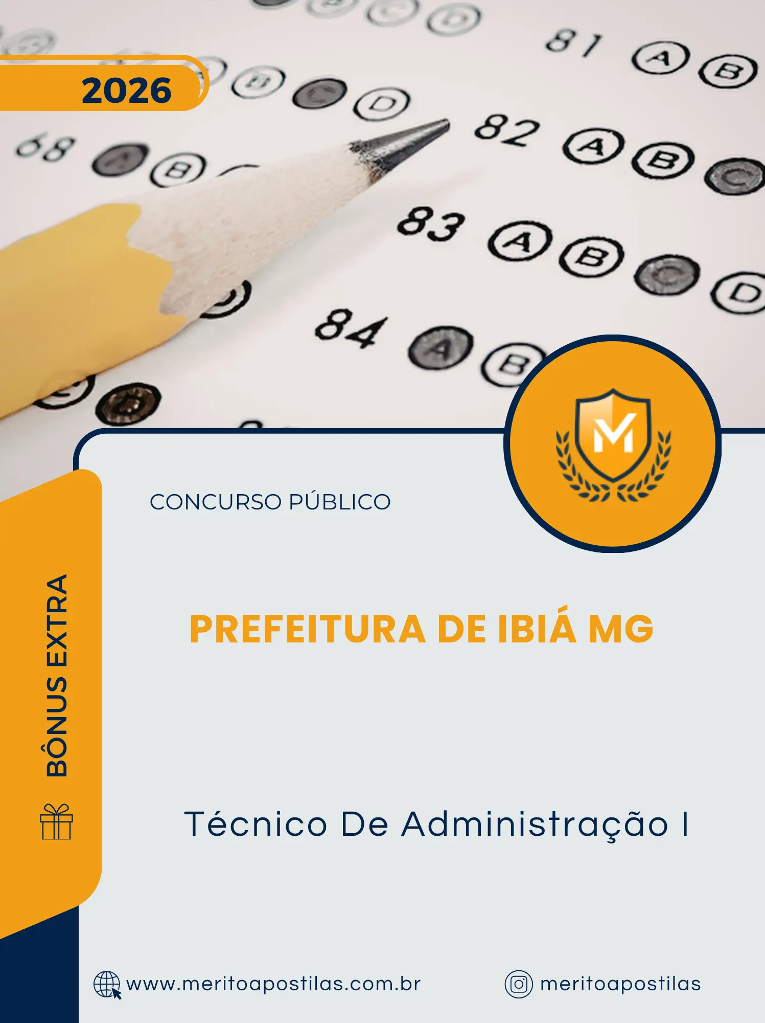 Apostila Técnico De Administração I Prefeitura de Ibiá MG 2026