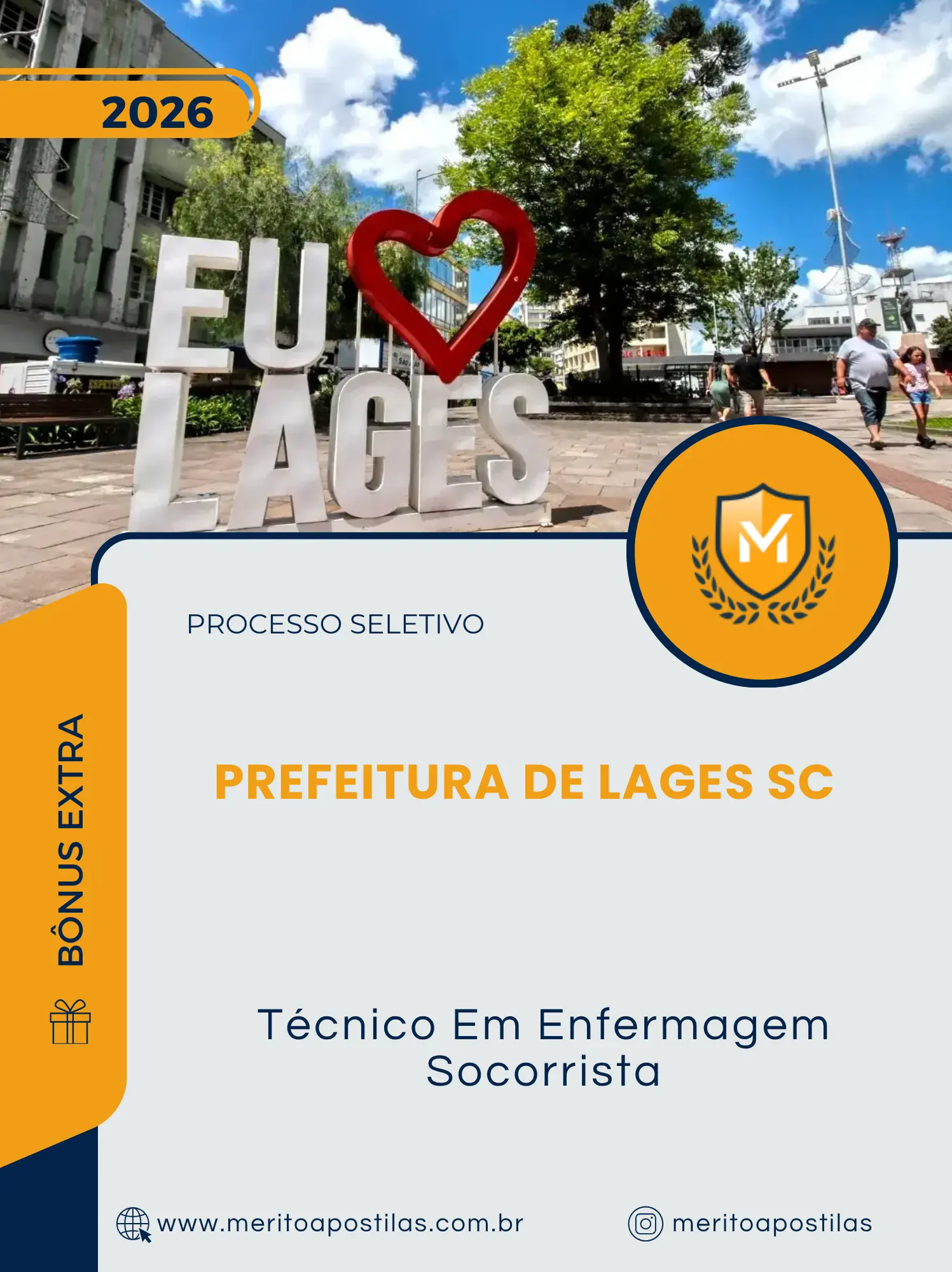 Apostila Técnico Em Enfermagem Socorrista Prefeitura de Lages SC 2026