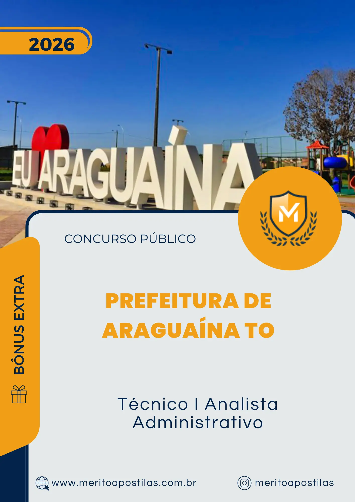 Apostila Técnico I Analista Administrativo Prefeitura de Araguaína TO 2026