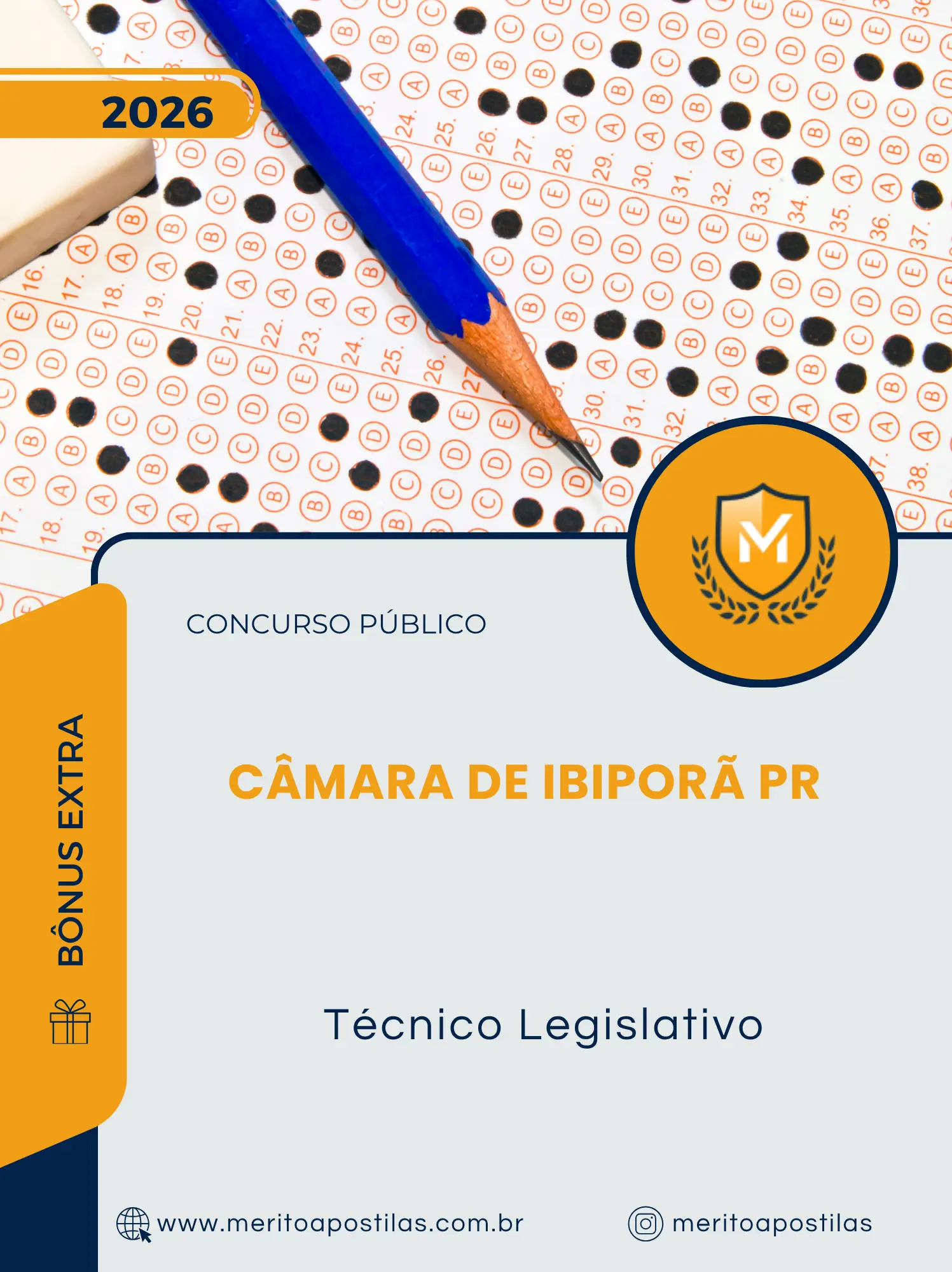 Apostila Técnico Legislativo Câmara de Ibiporã PR 2026